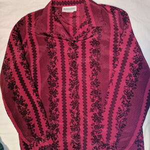 Classic long sleeve button down shirt by Donn Kenny